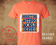 Load image into Gallery viewer, Houston Astros Adult Tee 4 Design Choices & 3 Color Choices Bleached Unisex Adult Tee