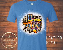 Load image into Gallery viewer, Houston Astros Adult Tee 4 Design Choices & 3 Color Choices Bleached Unisex Adult Tee