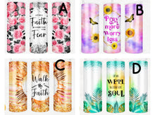 Load image into Gallery viewer, Religious & Inspirational 30oz Skinny (4 Different Design choices) Sublimation Tumbler