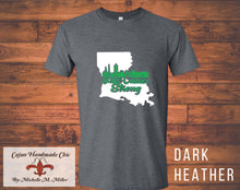 Load image into Gallery viewer, Lake Charles Strong Fleur de Lis Adult Tee
