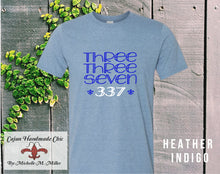 Load image into Gallery viewer, Three Three Seven 337 Area Code Unisex Tee