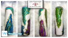 Load image into Gallery viewer, Geode Design Glittered Stainless Tumbler