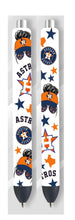 Load image into Gallery viewer, Houston Astros Custom Pen, Papermate InkJoy, 5 design choices | Accessories | Epoxy Resin Craft