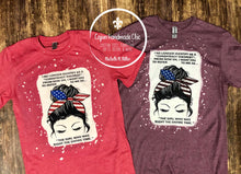 Load image into Gallery viewer, I No Longer Identity as a “Conspiracy Theorist” From Now On, I Want You to Refer To Me As...Messy Bun Unisex Bleached Tee