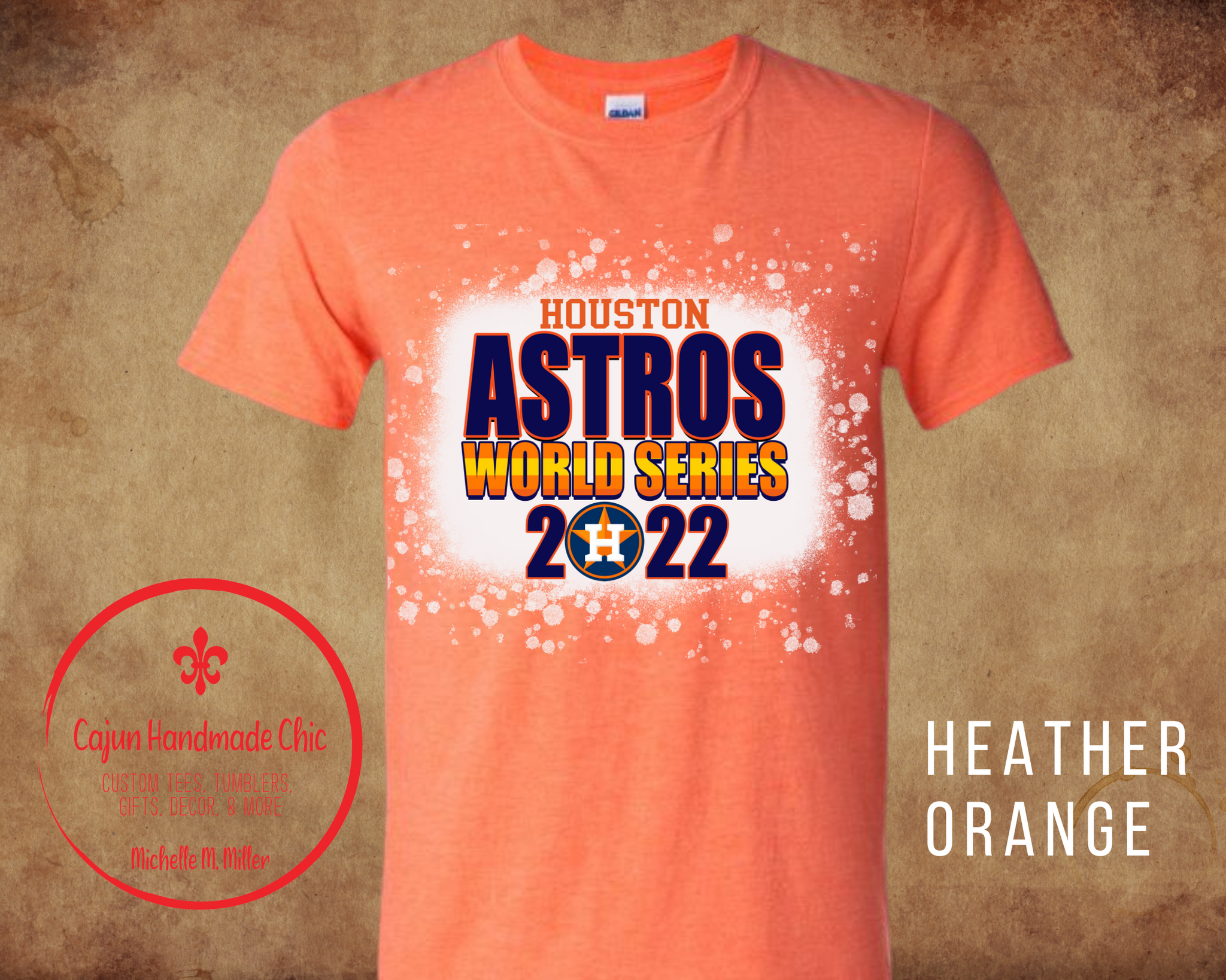 Houston Astros Bleached Tee 