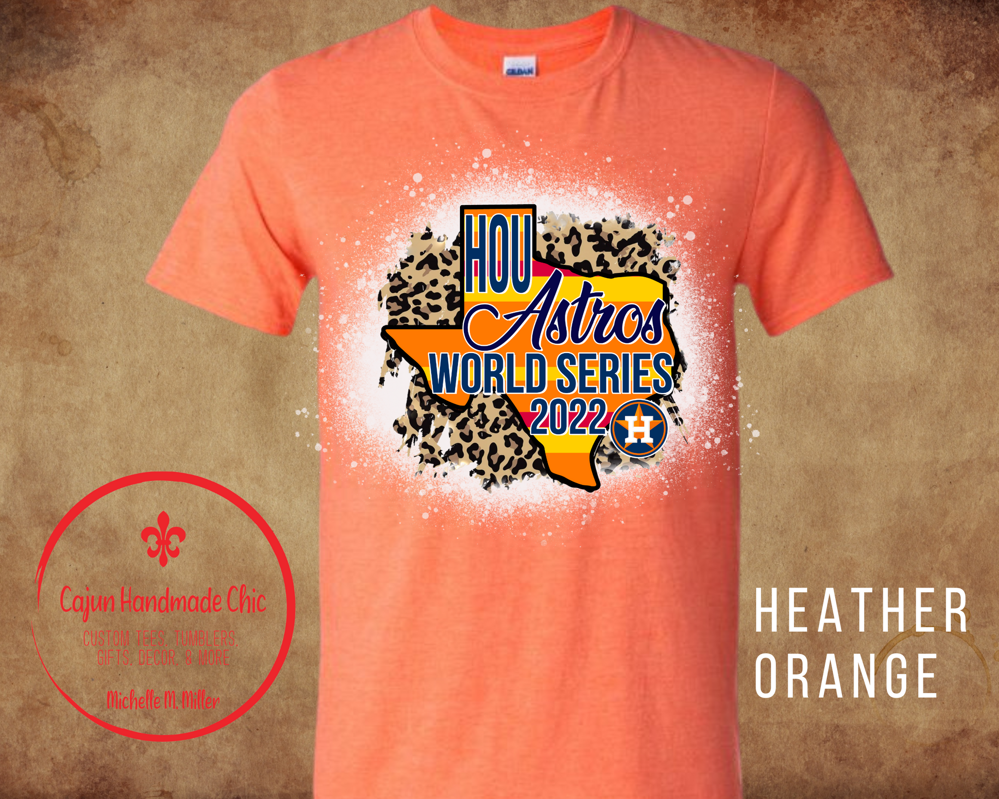 Houston Astros Bleached T-Shirt