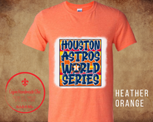 Load image into Gallery viewer, Houston Astros Adult Tee 4 Design Choices &amp; 3 Color Choices Bleached Unisex Adult Tee
