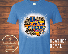 Load image into Gallery viewer, Houston Astros Adult Tee 4 Design Choices &amp; 3 Color Choices Bleached Unisex Adult Tee
