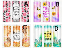 Load image into Gallery viewer, Religious &amp; Inspirational 30oz Skinny (4 Different Design choices) Sublimation Tumbler
