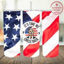 Load image into Gallery viewer, American Flag Patriotic (4 Different Design choices) Skinny Sublimation Tumbler
