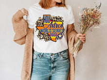 Load image into Gallery viewer, Houston Astros Adult Tee 4 Design Choices &amp; 3 Color Choices Bleached Unisex Adult Tee
