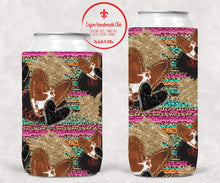 Load image into Gallery viewer, Western Theme Insulated Neoprene Can Coolie Drink Hugger
