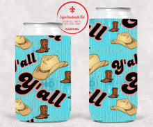 Load image into Gallery viewer, Western Theme Insulated Neoprene Can Coolie Drink Hugger
