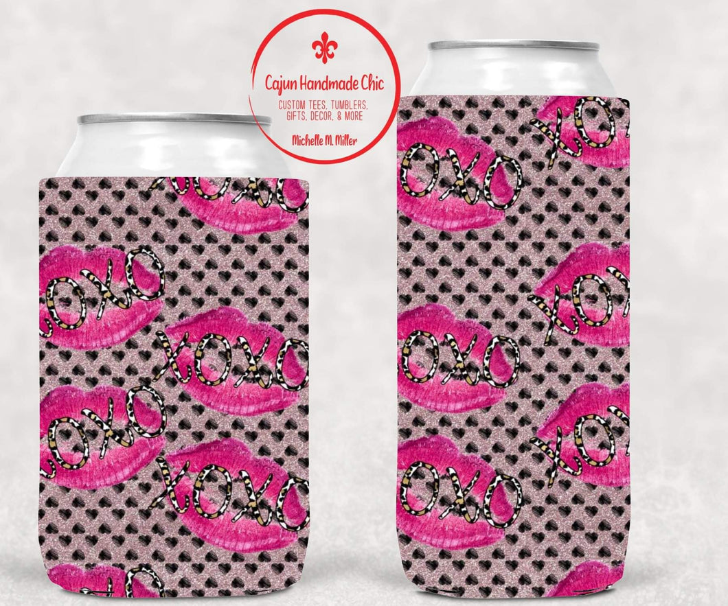 Valentines Insulated Neoprene Can Coolie Drink Hugger