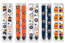 Load image into Gallery viewer, Houston Astros Custom Pen, Papermate InkJoy, 5 design choices | Accessories | Epoxy Resin Craft
