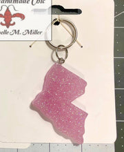 Load image into Gallery viewer, Louisiana Resin Keychain
